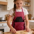 thumbnail image 5 of A Canvas Apron Waterproof Work Apron With Stain Resistant Fabric And Adjustable Neck Strap For Cooking Kitchen Gardening And Cleaning For Women Men, 5 of 5