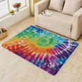 thumbnail image 2 of Tie Dye Rugs for Girls Room - Washable Rugs Tie Dye Rug & Home Decor, 3x5 Area Rug, Psychedelic Tie Dyed Rugs for Entryway, Non Slip Low Pile Small Indoor Door Mat, Rainbow Colorful Carpet, 2 of 7