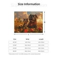 thumbnail image 5 of Rateoe Cat Dog Friendship Pattern Flannel Throw Blanket, Ultra-soft Blanket for Bed, Couch, Car, Hypoallergenic Anti-pilling blanket-50"x40"(Horizontal), 5 of 6