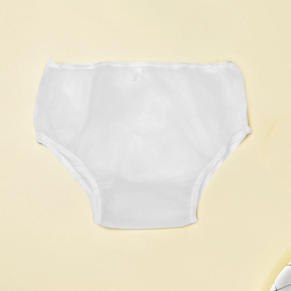 NICEXMAS 2Pcs Comfortable Waterproof Adult Diaper Covers Breathable Reusable Eva Leakproof Pull on Pants