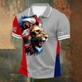 thumbnail image 6 of Boys 2-Pack Jersey Soccer Outfits England Short Sleeve Button Up Outfit Casual Kids For Young Fans Shirt and Shorts Set 2-14 Years, 6 of 6