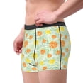 thumbnail image 3 of Kdxio Men's Boxer Briefs with Tree Palms Lemon Print - Comfortable and Breathable Underwear for Everyday Wear, 3 of 7