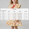 thumbnail image 4 of Bxsruta Girls 2-8 Years Chinese Cheongsam Dress Long Sleeve Summer Party Princess Dress Soft Stretchy, 4 of 7