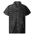 thumbnail image 3 of Camisas hawaianas con estampado 3D de piel de serpiente y pitón para hombre, camisas con botones y solapa, blusas holgadas de manga corta para calle, 3 of 5
