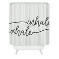 thumbnail image 2 of Society6 Sisi And Seb Inhale X Exhale Shower Curtain 71" x 74", 2 of 3