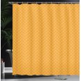 thumbnail image 3 of Ambesonne Abstract Shower Curtain, Nutshell-Like Pattern Art, 69"Wx84"L, Orange Earth Yellow, 3 of 4