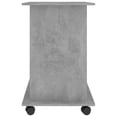 thumbnail image 3 of vidaXL Computer Desk Concrete Grey 80x50x75 cm Engineered Wood, 3 of 4