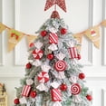 thumbnail image 5 of 4/6pcs Mix Cute Xmas Candy Cane Lollipop Ice Cream Christmas Tree Balls Ornament Hanging Christmas Home Decor 2023 Navidad Decor, 5 of 5
