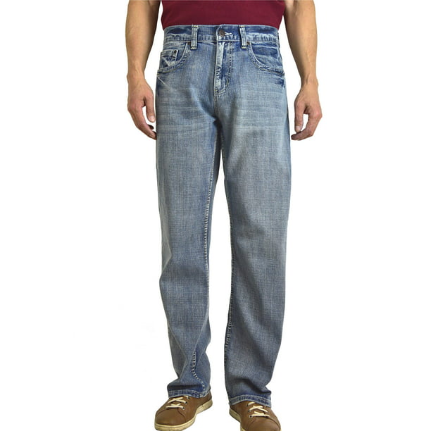 Bailey's Point Men's Fashion Relaxed Bootcut Jeans Light Wash 32X30 - Walmart.com