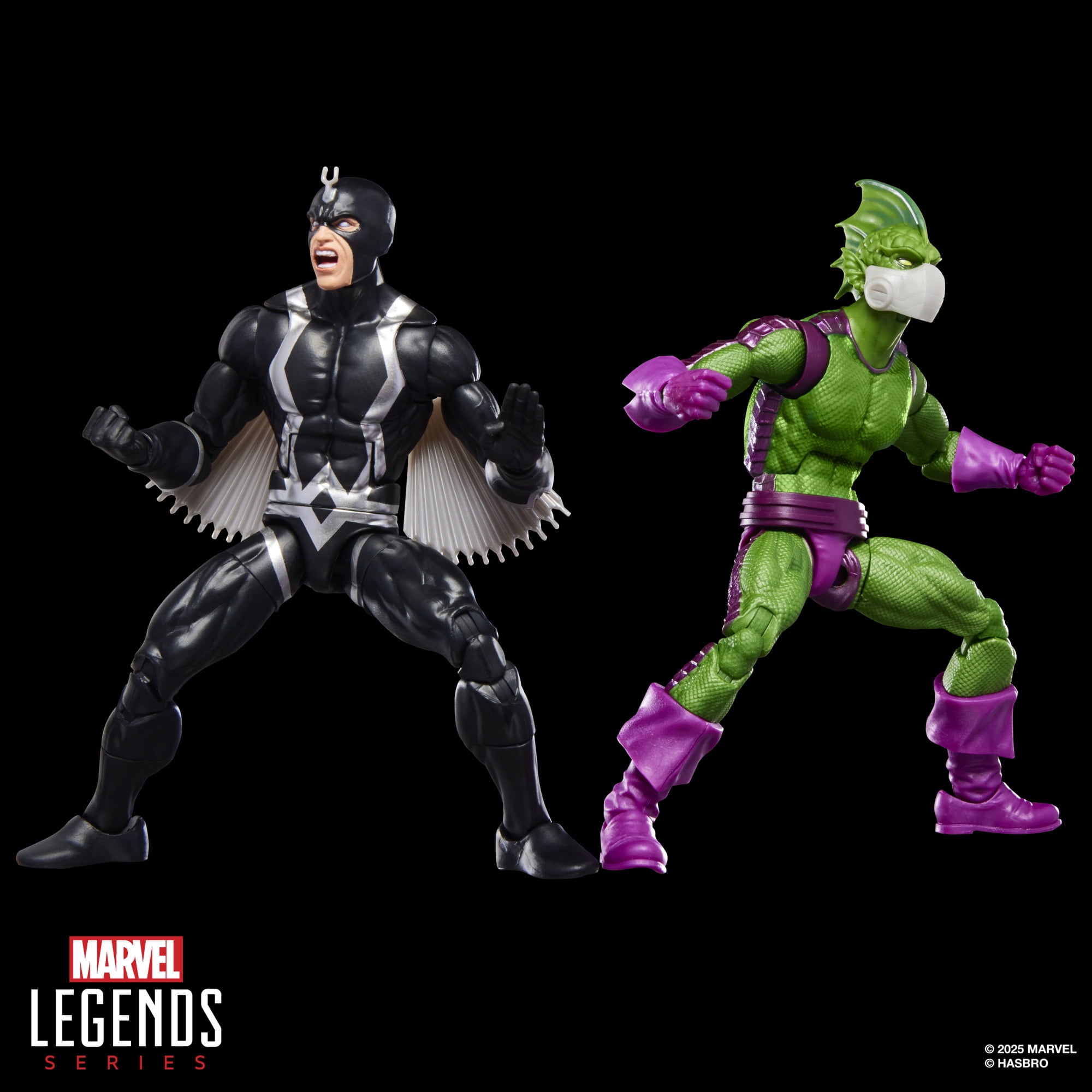 Marvel Legends Series Inhumans Black Bolt & Marvel’s Triton, Two 6" Action Figures