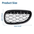 thumbnail image 3 of No.51712155446/51712155447 Parachoques delantera rejilla para BMW Serie 5 1 par tono negro y plata, 3 of 7
