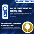 thumbnail image 4 of 16PCS Car AC Fuel Line Disconnect Tool Set, Master Quick Disconnect Tool Kit Includes 1/4 5/16 3/8 1/2 5/8 3/4 7/8 Inch, Valve Core Remover with Storage Box for Transmission Oil Cooler Line, 4 of 6