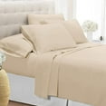 thumbnail image 3 of 300 Thread Count - 6 Piece Sheet Set - 15" Deep Pocket - 100% Egyptian Cotton - Taupe Solid, Full XXL Size., 3 of 5