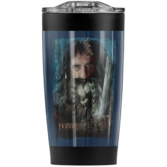 The Hobbit/Bifur Stainless Steel Tumbler 20 oz Coffee Travel Mug/Cup, Vacuum Insulated & Double Wall with Leakproof Sliding Lid | Great for Hot Drinks and Cold Beverages