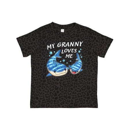 

Inktastic My Granny Loves Me- Whale Shark Gift Toddler Boy or Toddler Girl T-Shirt