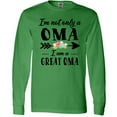 thumbnail image 3 of Inktastic I'm Not Only a Oma I'm a Great Oma with Flowers Long Sleeve T-Shirt, 3 of 5