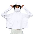 thumbnail image 2 of Drovellove Women's UPF 50+ Sun Protection Jacket – Lightweight Hooded Shirt with Thumb Holes, Breathable Quick-Dry Outdoor Cover Up for Hiking, Beach Vacation, Kayaking, Cycling, and Travel, 2 of 6