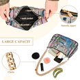 thumbnail image 2 of FORMRS Womens Shoulder Bag with Chain Strap Clutch Purse Cute Tote Handbag, Blue Plants Window, 2 of 7