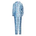 thumbnail image 2 of Winnie the Pooh Womens Eeyore Satin Straight Leg Long Pyjama Set, 2 of 4