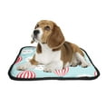 thumbnail image 2 of PKQWTM Smiling sleeping clouds hot air balloons baby shower Pet Dog Cat Bed Pee Pads Mat Cushion Potty Dogs Blankets Crate Bed Kennel 28x36 inch, 2 of 3