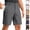 #03 Gray, variant on Mens Side Pockets Classic Fit Golf Shorts Stretch Smooth Lightweight Flat Front Belt Loops Button Closure Pants Knee Length Casual Bottoms , #03 White, L