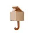 thumbnail image 1 of Harpily Pack Creative Squirrel Wall Hook Keychain Children'S Cute Coat Wall Hook Hanging Bathroom Towel Hook Wall Mounted Hat Key Hook Decorative Wall Small Key One Size Multi-Color, 1 of 2