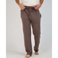 thumbnail image 2 of Real Essentials 3 Pack: Men's Pajama Pants - Knit Cotton Flannel Plaid Lounge Bottoms- Button Fly (Available In Big & Tall), 2 of 6