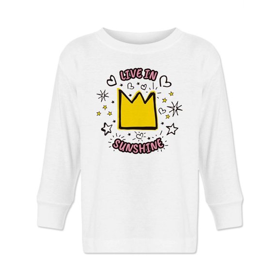 Live In Sunshine Quote. Long Sleeve Toddler -Image by Shutterstock,  2 Toddler