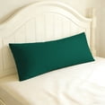 thumbnail image 5 of Ultra Soft Body Pillowcase, Dark Green, 20x54 Inch, Brushed Microfiber with Envelope Closure, 1 Pack, 5 of 7
