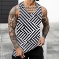 thumbnail image 2 of Mens Tank Tops Summer White Sleeveless Quick Dry Moisture-Wicking Workout & Training Activewear Sleeveless Big and Tall Comfy Casual Summer Beach T Shirts, 2 of 2