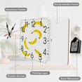 thumbnail image 6 of Yellow Bananas White Background Art Wall Clock Silent Non-Ticking For Home Office Decor, Decorative Clock Art, 6 of 7