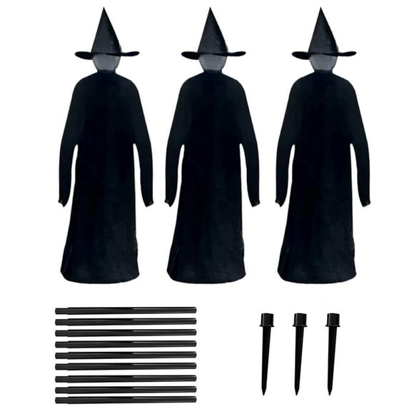 1/3PCS Halloween Light Up Screaming Witch Outdoor Large Witch Party Up Decoration Light Ghost Props Screaming Horror