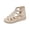 Beige, variant on Wedge Sandals for Women Leather Platform Heels Summer Open Toe Vacation Slip on Back Zipper Sandals Bohemia Beach Comfortable Dressy Shoes Beige Size 7