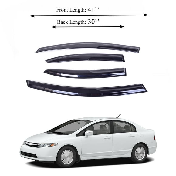 Honda Civic Rain Guards