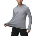 thumbnail image 2 of Roadbox Mens UPF 50+ Fishing Shirts, Long Sleeve UV Sun Hoodie, Hiking Running Swim Athletic Workout Shirt, 2 of 6