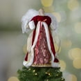 thumbnail image 2 of Northlight 18" Red and Gold Angel in a Dress Christmas Tree Topper - Unlit, 2 of 5