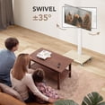 thumbnail image 2 of Mobile TV Stand for 27 to 65 Inch TVs,Portable Rolling TV Cart  Wheels, Tall Universal Floor Stands with Swivel Mount, Height Adjustable Sleeking Standing Mount Fit Corner, Bedroom, Outdoor, 2 of 6