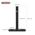 thumbnail image 2 of Soporte de estante flotante montado en la pared Uxcell 4Pack de 4 pulgadas, soporte de estante ciego, negro, 2 of 7
