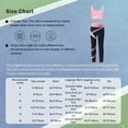 thumbnail image 5 of ranrann Kids Girls Sports Bra Crop Top with Leggings Gymnastics Tracksuit 2Pcs Active Set Gym Yoga Blue Green 6, 5 of 5