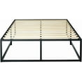 thumbnail image 4 of Zinus Joseph 18 inch Black Metal Platform Bed Frame, 4 of 9