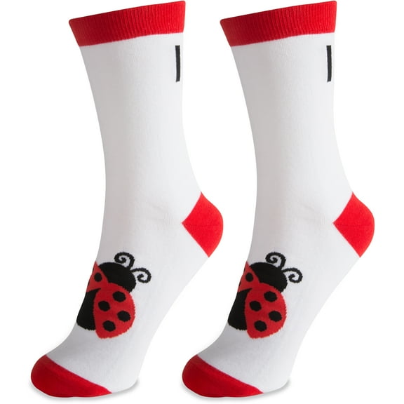 Pavilion Gift Company - Lady Bug - S/M Unisex Socks