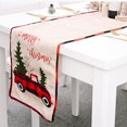 thumbnail image 2 of Inteprter Camino de navideño Patrón de coche Cocina de comedor Cubiertos Posavasos Árbol de Navidad Vajilla Mantel Cocina Año Nuevo Kits de decoración para fiestas, 2 of 6