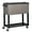 Wood Grain Gray, variant on UPPYL 80 Quart Rolling Ice Chest, Portable Patio Party Bar Drink Cooler Cart, with Shelf, Beverage Pool with Bottle Opener,High-quality materials, strong and reliable,Sliver