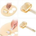 thumbnail image 3 of Molde de Cocina 3 piezas de plástico Fondant Dough Roller Knife Pie Cookie Cutter Herramientas para hornear Likrtyny Libre de BPA, 3 of 3