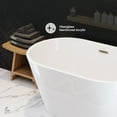 thumbnail image 4 of Claire 48" Freestanding Bathtub, 4 of 11