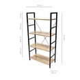 thumbnail image 3 of Librero moderno Top Living acabado en madera con repisas TOPLIVING BOOK1, 3 of 9