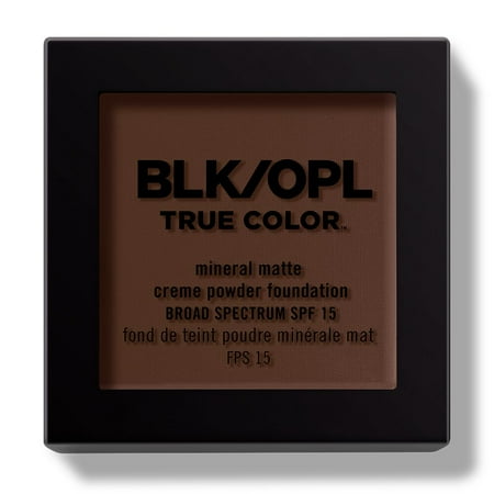 Organic Mineral Loose Foundation Powder - Black Opal True Color Mineral Matte Creme Powder Foundation, Suede Mocha