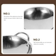 thumbnail image 3 of Miangastore Poêle Wok en Acier Inoxydable avec Double Poignée Poêle-Gril pour la Maison Cuisine, 3 of 9