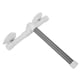 thumbnail image 2 of Soporte para tubo de baño para loros y mascotas, percha para ducha de pájaros, soporte para tubo de plástico con ventosa, 2 of 8