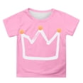 thumbnail image 1 of Sunnyoo T-Shirt Graphique pour Grands Garçons, T-Shirt à Manches Courtes Confortable, Rose, 1 of 3